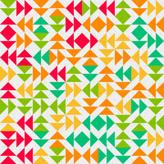 Abstract Geometric Pattern generative computational art illustration