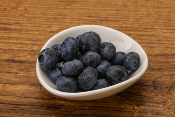 Ripe sweet tasty blueberries heap