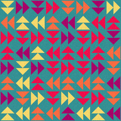 Abstract Geometric Pattern generative computational art illustration