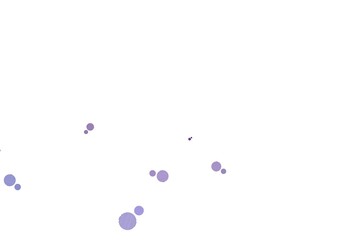 Light Pink, Blue vector background with spots.