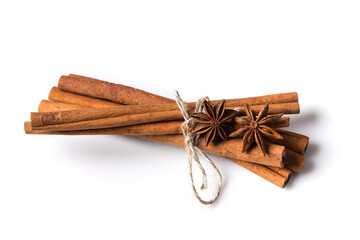 Stars anise and Cinnamon