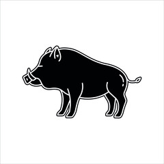 Wild Boar Vector Illustration