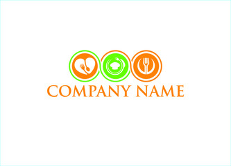 Restaurant Logo or Icon Design Vector Image Template