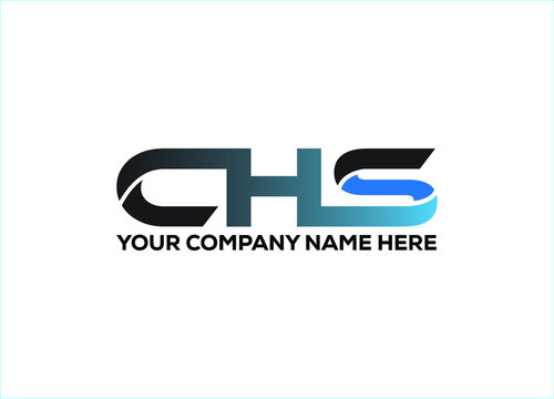Initial Letter CHS Logo or Icon Design Vector Image Template