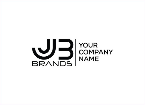 Initial Letter JJB Logo or Icon Design Vector Image Template