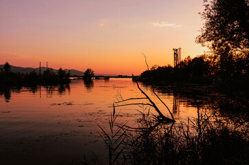 Sonnenuntergang am Bodensee
