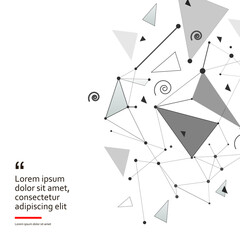 Abstract shapes design for web background design. Modern abstract cover set, minimal design, vector illustration. Modern trendy vector art. Minimal geometric background