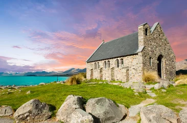 Foto op Plexiglas Church of the Good Shepherd in the New Zealand © Fyle