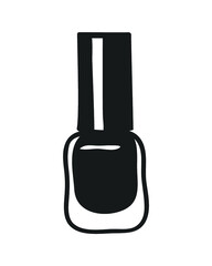 Hand drawn illustration beauty products. Creative ink art work. Actual vector drawing cream, comb, lipstick, nail polish, barrette, powder, mascara, perfume