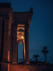 Fototapeta premium Teatro Massimo, berühmtes Opernhaus in Palermo, Sizilien in Italien, Europa