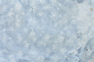Close-up galvanized zinc plate texture background.
