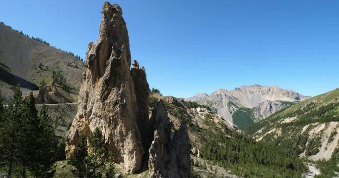 The Izoard pass, the Casse deserte, Queyras range, Hautes Alpes, France