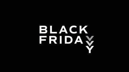 Black Friday vector banner template. Symbol of shopping, discounts, special offers and deals.