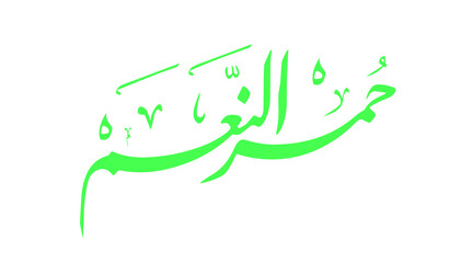 Phrases in Arabic thuluth and Persian calligraphy free handwriting