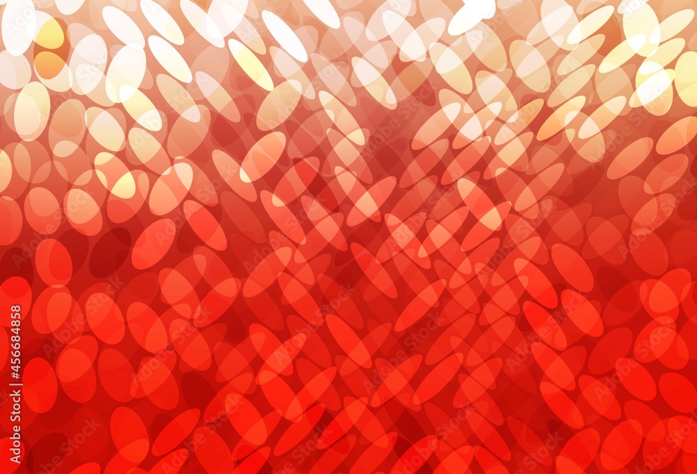 Poster light red vector texture with disks.
