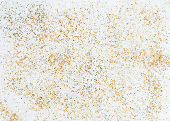 Christmas decor background. Flat lay, top view.