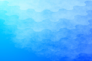 Fototapeta na wymiar Gradient blue abstract background. Beautiful background. White and blue watercolor background. Mermaid background.