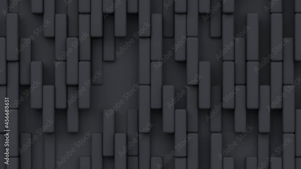 Poster geometric modern animated seamless looping abstract background. 3d render design element, creative m