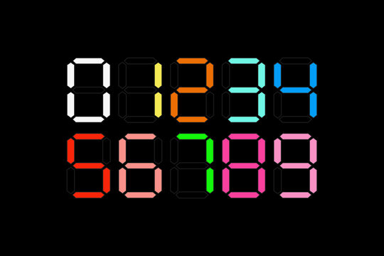 115 Best デジタル数字 Images Stock Photos Vectors Adobe Stock