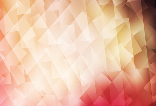Light Pink, Yellow vector layout with lines, rectangles.