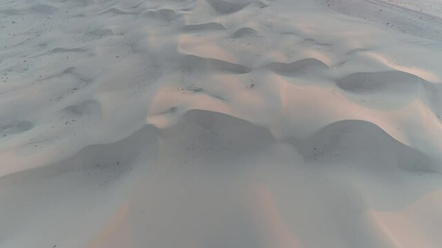 Aerial Glamis Dunes California  near Yuma Arizona