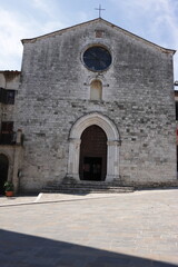 Fototapeta na wymiar Chiesa di San Francesco a San Gemini Terni Umbria 