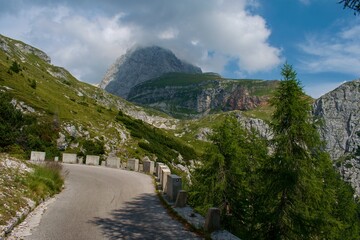 Fototapeta premium Mangart - Triglav National Park - Julian Alps - Slovenia (Italian border)