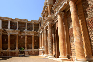 Ancient Gymnasium Sardis or Sardes, the Ancient City Capital at Lydia, Turkey.