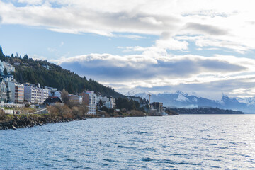 San Carlos de Bariloche is a city in the Argentinian province of Rio Negro. It is called Bariloche for short. It is famous for skiing, sightseeing, water sports, and trekking and climbing.