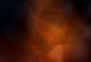 Dark Red vector background with abstract polygonals.