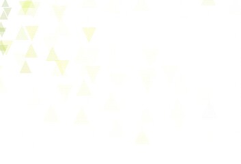 Light Green, Yellow vector pattern with polygonal style.