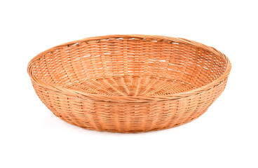 Fototapeta premium empty basket on white background