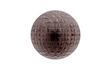 abstract figure sphere blocks texture 3d rendering white background