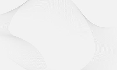 Grey lines abstract smooth background. Gray background with abstract line waves. Vector illustration EPS 10