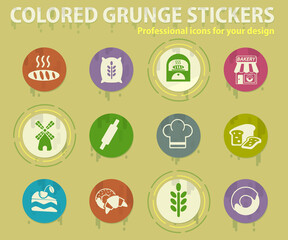 Bakeshop icon set