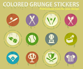 Fototapeta premium baseball icon set
