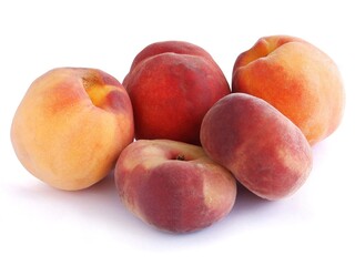 sweet,delicious peaches close up