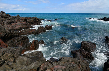 Fototapeta premium Beautiful seascape in Jeju Island, South Korea