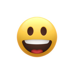 Fototapeta premium Grinning Smiley Face