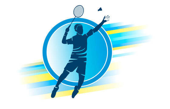 Free badminton logo - Vector Art
