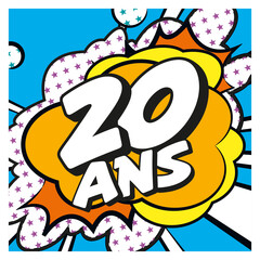Carte 20 ans NEW