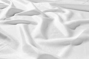 White blank lying flag mockup.