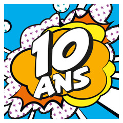 Carte 10 ans NEW