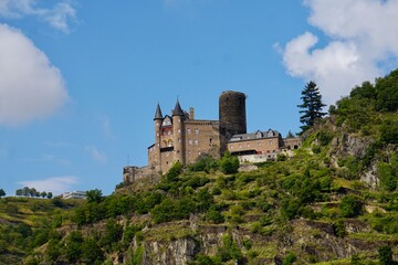 Fototapeta na wymiar Burg Maus am Rhein