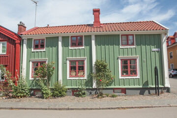 old house in Kalmar Sweden © gorerl