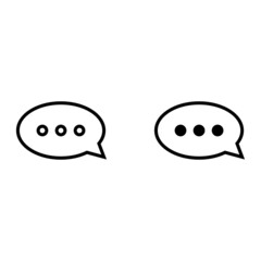 Speech bubble icon