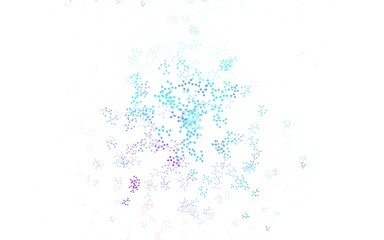 Light Multicolor vector pattern with artificial intelligence network.