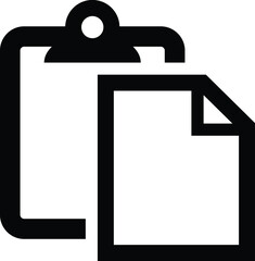 clipboard with paper