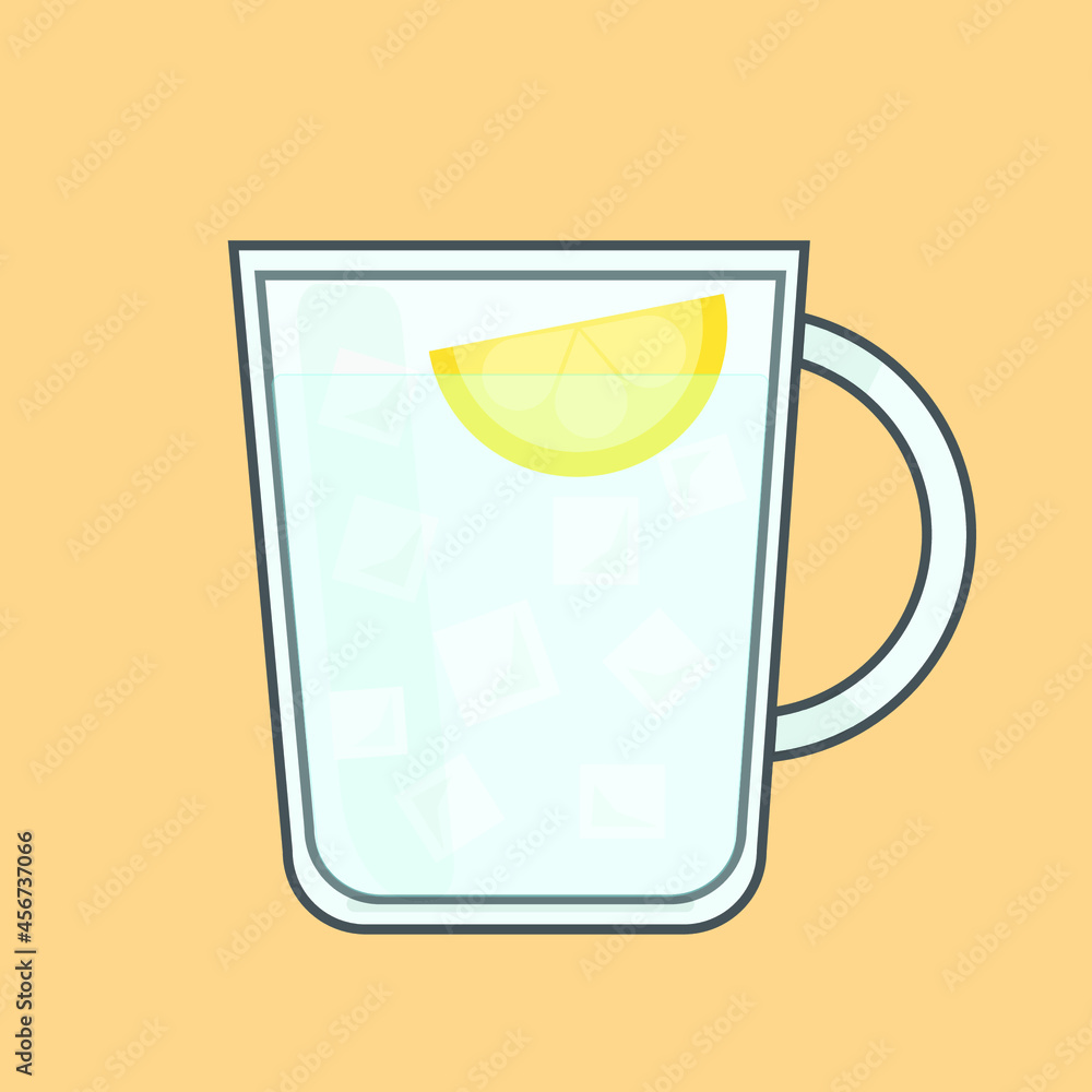 Poster Soda can vector illustration on warm background. Soda drink can. Soft drink can vector.flat design illustration. stock vector graphics