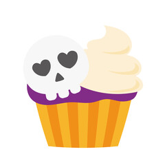 ハロウィンドクロのカップケーキ03